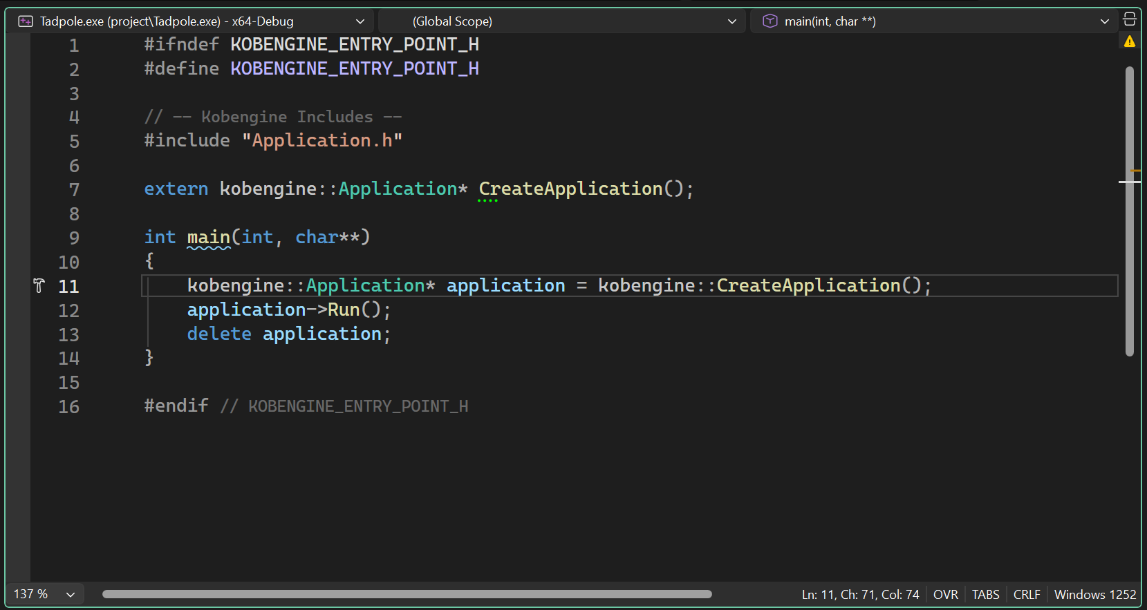 EntryPoint code